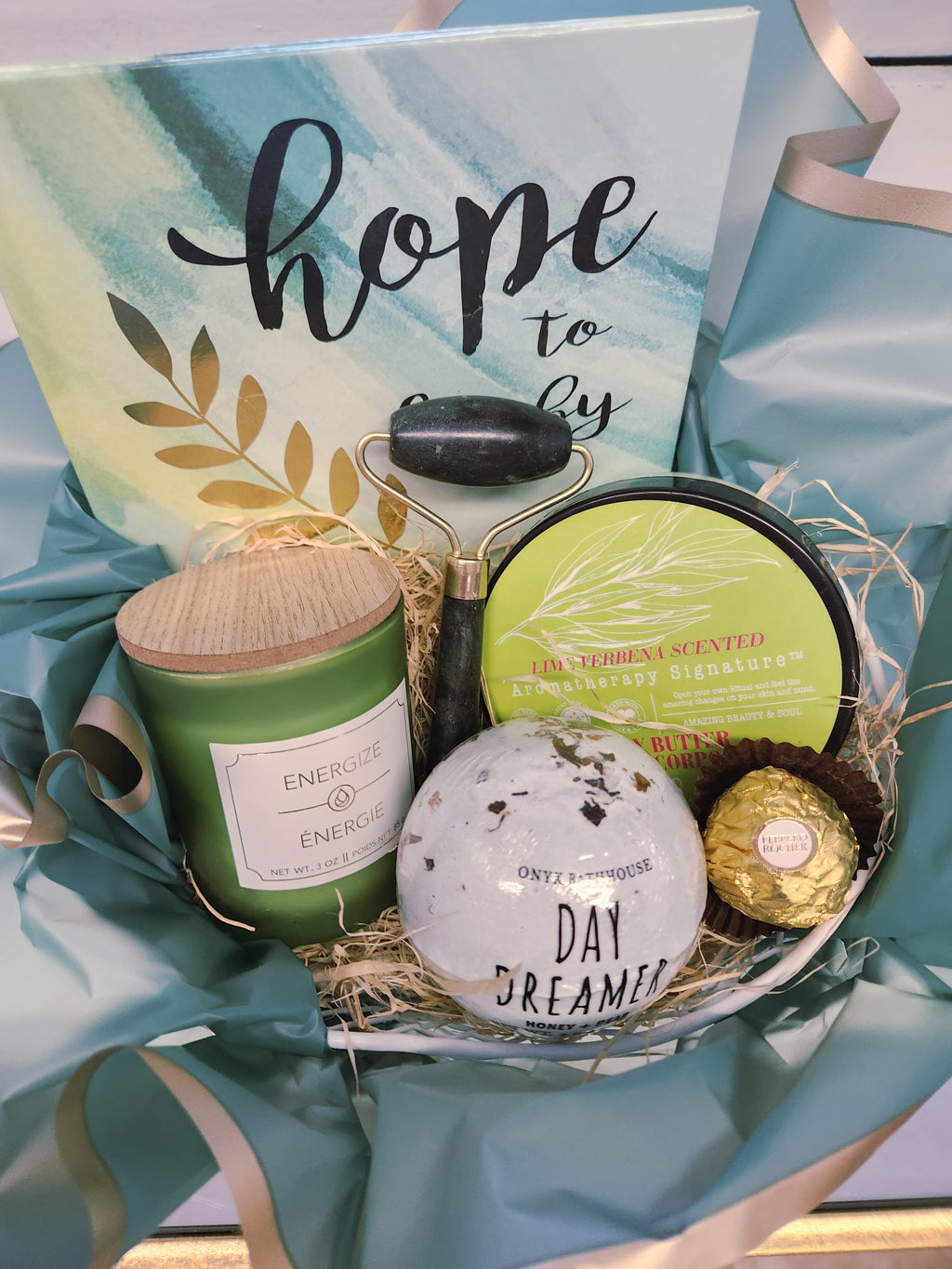 Day Dreamer self care, and empowerment gift basket